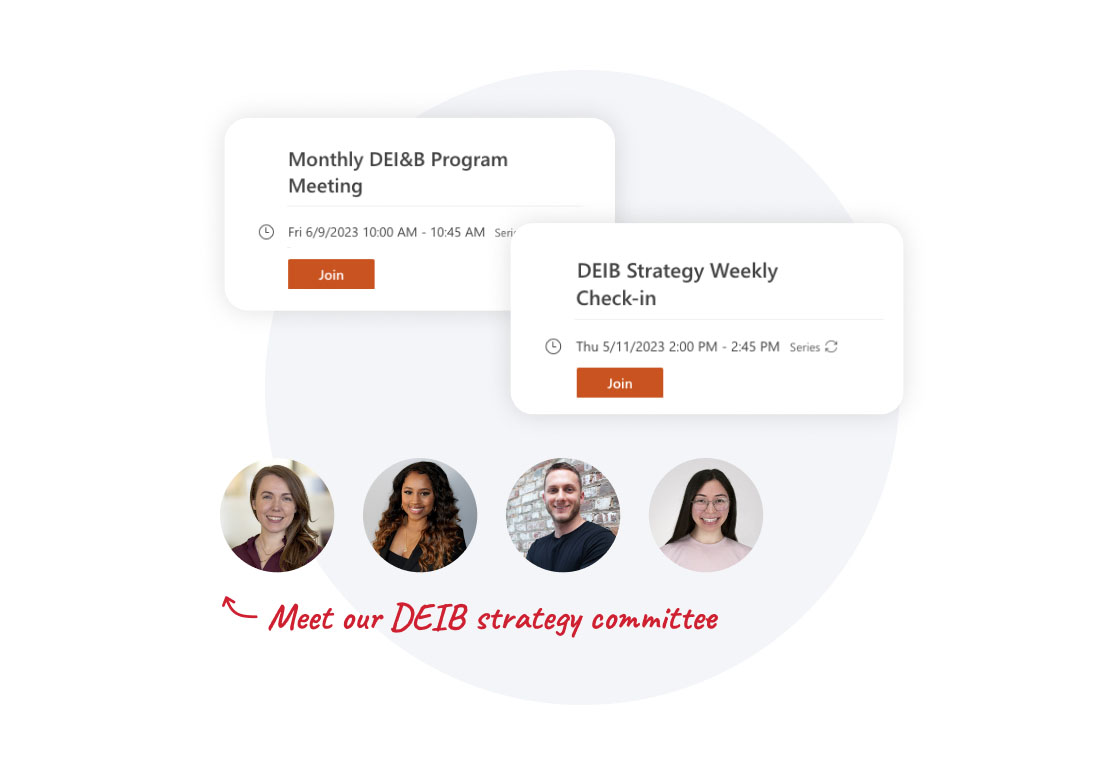 Meet our DEIB strategy committee